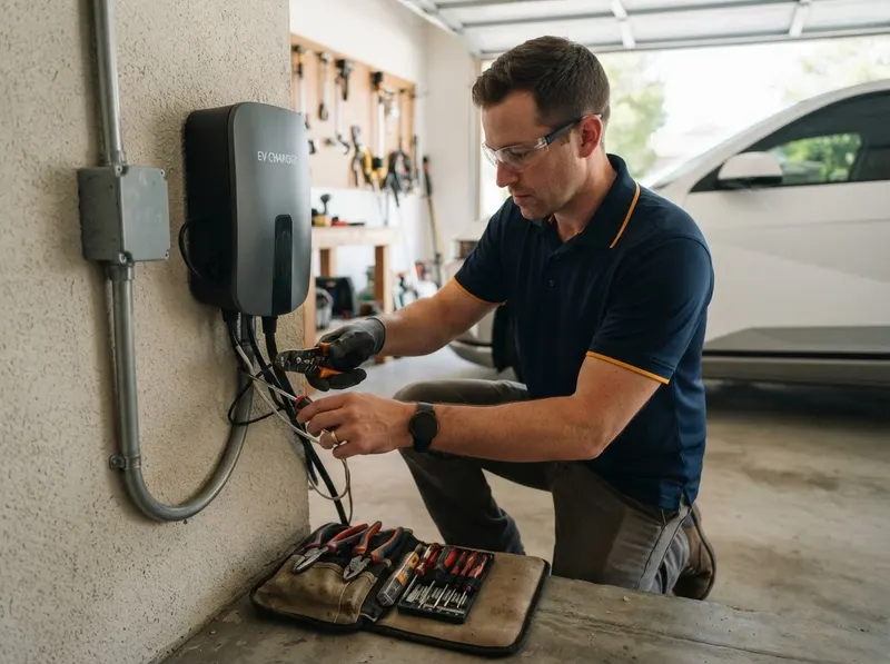 Level 2 EV Charger Installation in los angeles, CA